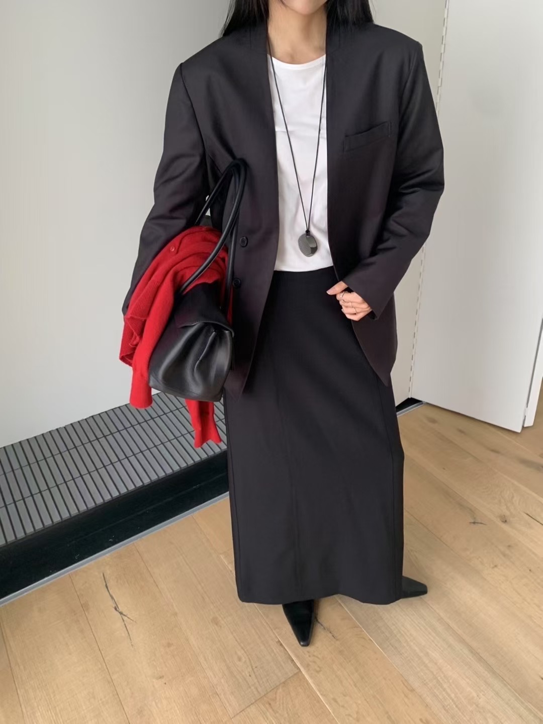 HANDER韓國代購㊣女士新品時尚推薦25秋冬休閑真品人氣夾克HANDER夾克