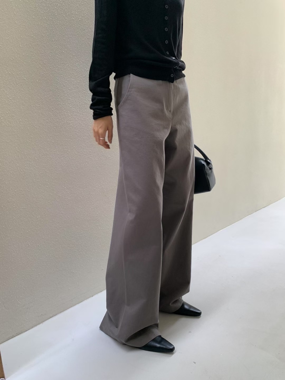 HANDER韓國代購㊣女裝新款真品25秋冬休閑推薦熱賣時尚休閑褲HANDER休閑褲圖色3