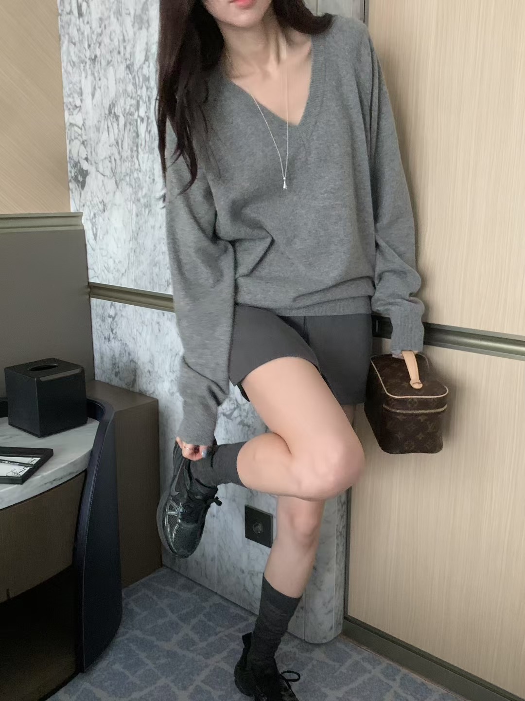 WHYNOT韓國代購㊣女裝新品25秋冬推薦真品時尚休閑人氣短褲WHYNOT短褲