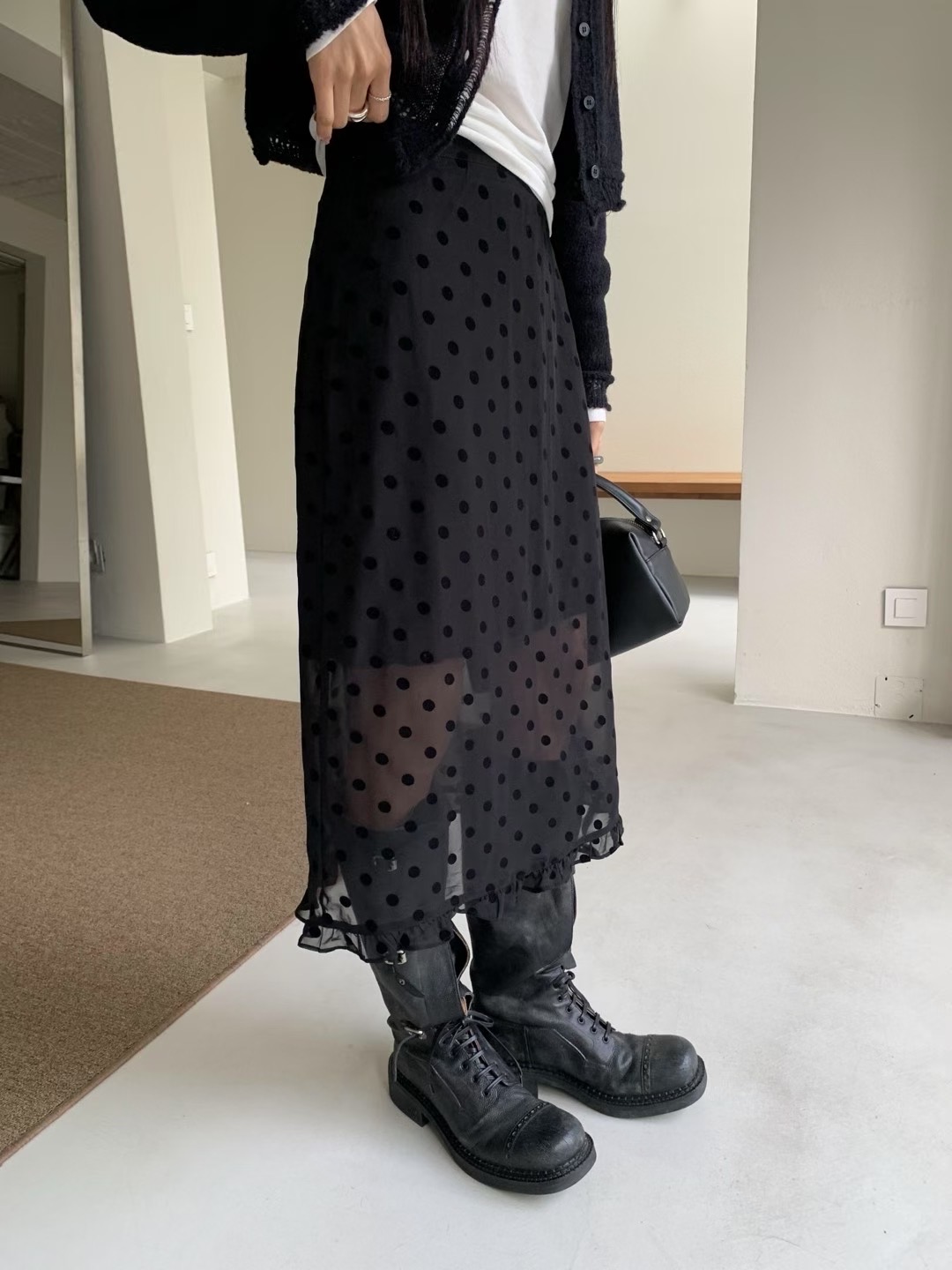 HANDER東大門㊣實拍女裝新品真品推薦休閑職業時尚熱賣長裙HANDER長裙圖色2