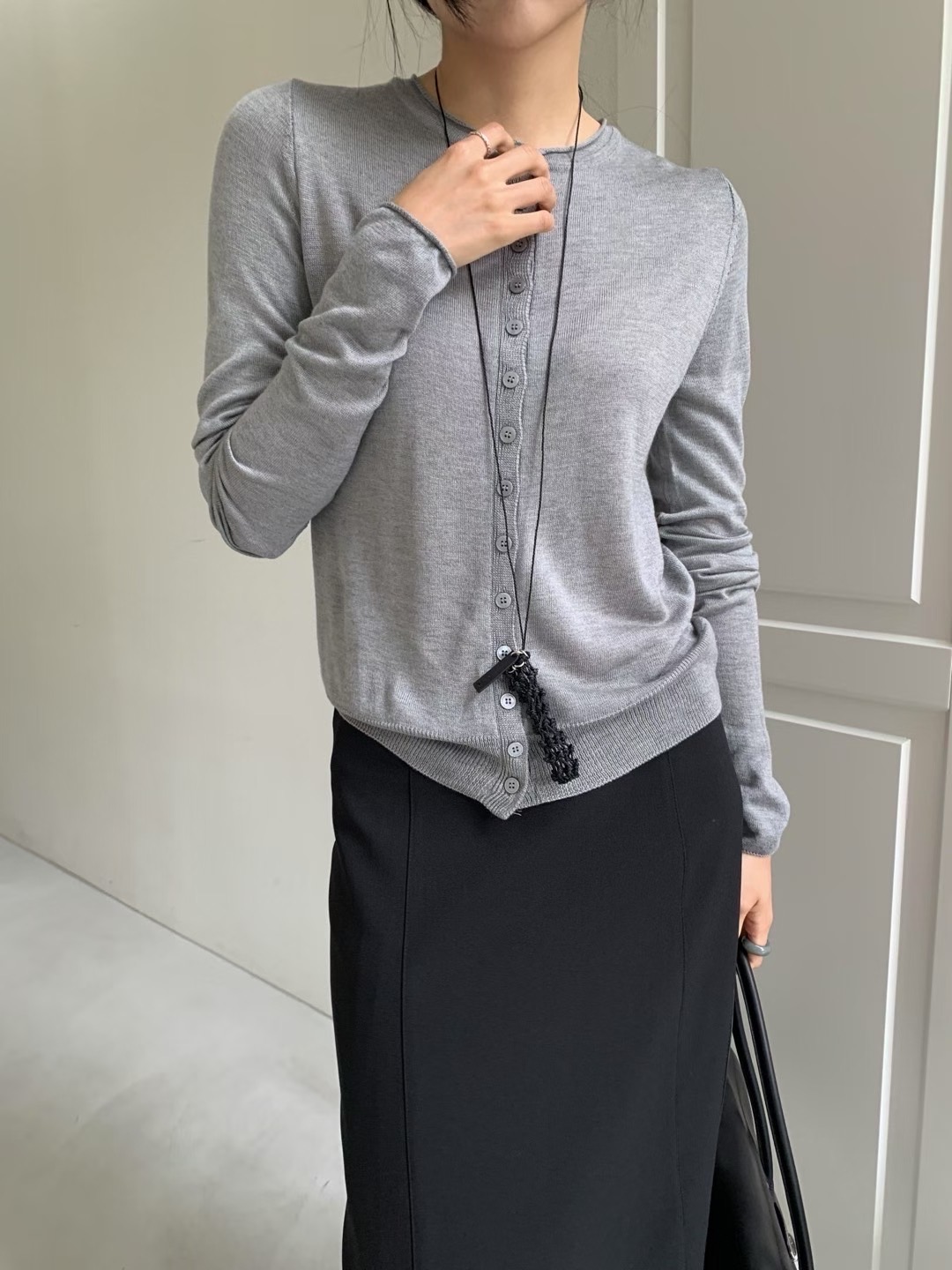 HANDER東大門㊣直郵女士新款真品職業25秋冬推薦人氣針織衫HANDER針織衫圖色3