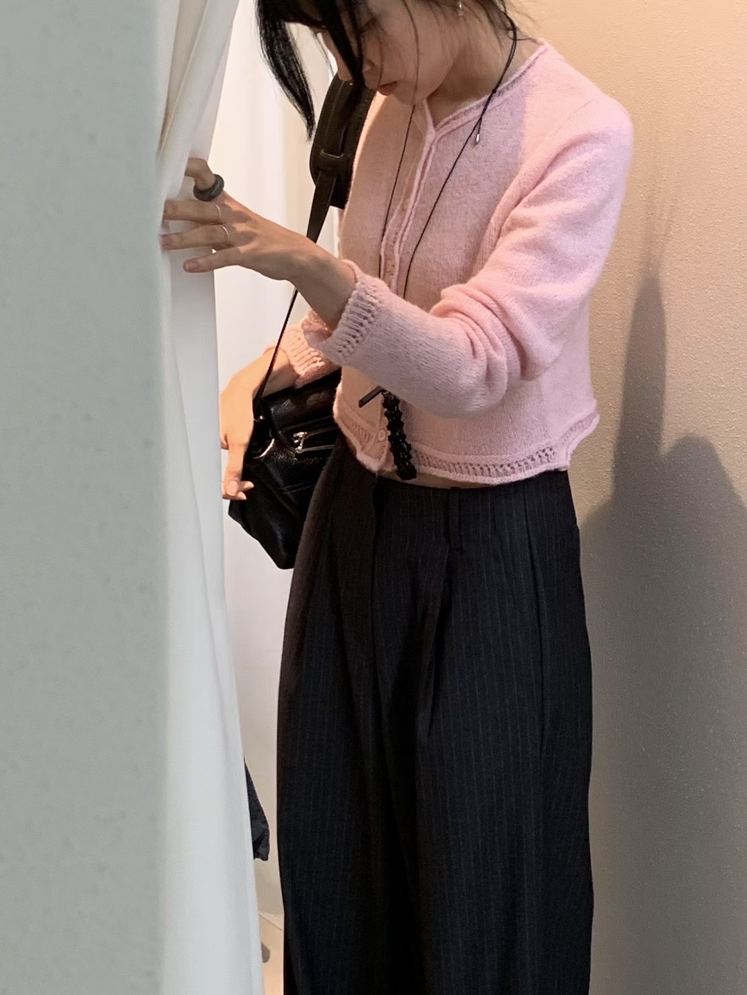 HANDER東大門㊣實拍女士新品熱賣25秋冬職業時尚推薦針織衫HANDER針織衫