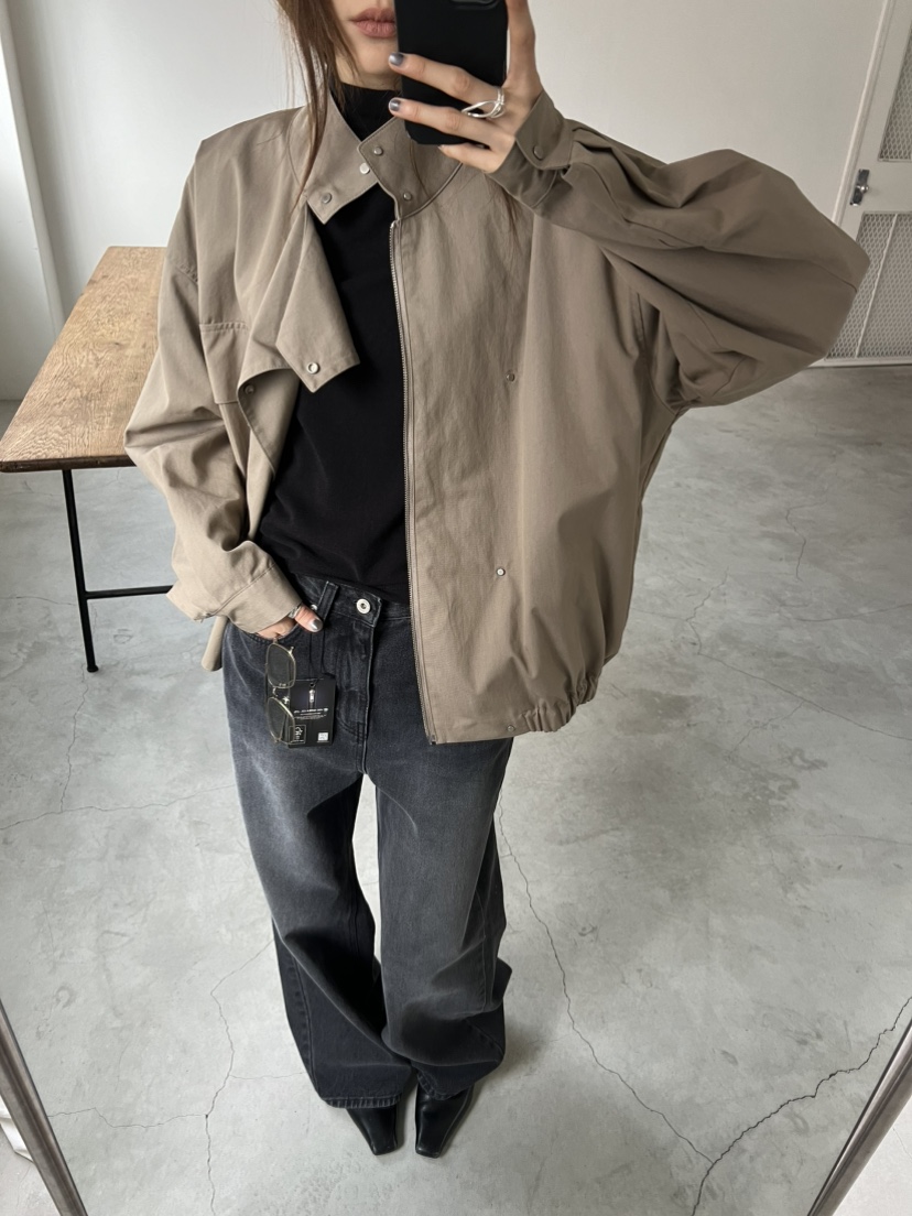 NOVUS東大門㊣實拍女裝新品25秋冬休閑人氣熱賣職業外套高領NOVUS外套