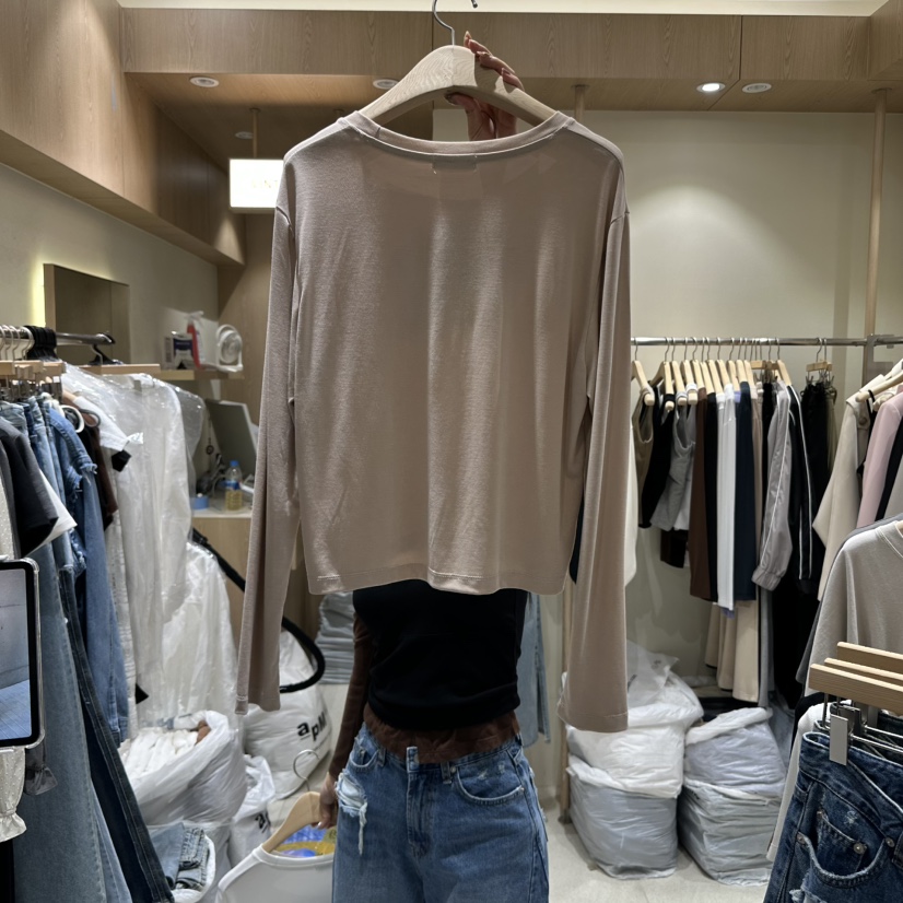VINTAGE VIBE韓國直郵㊣女裝新品時尚熱賣真品人氣長袖T恤VINTAGE VIBE長袖T恤