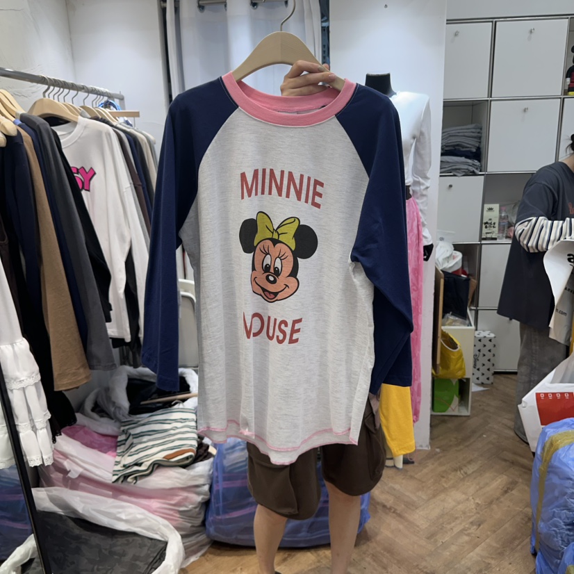 DE LINE東大門㊣直郵女士新款25秋冬真品推薦熱賣職業長袖T恤DE LINE長袖T恤圖色1