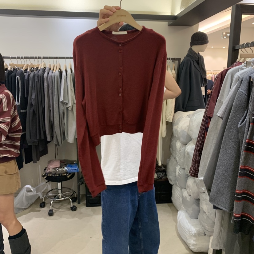 SELF SERVICE韓國直郵㊣女裝新品職業人氣休閑熱賣針織衫羊毛SELF SERVICE針織衫圖色3