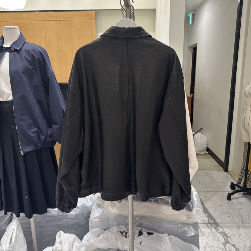 THE SIGNATURE東大門㊣直郵女士新品25秋冬職業夾克植物皮革THE SIGNATURE夾克