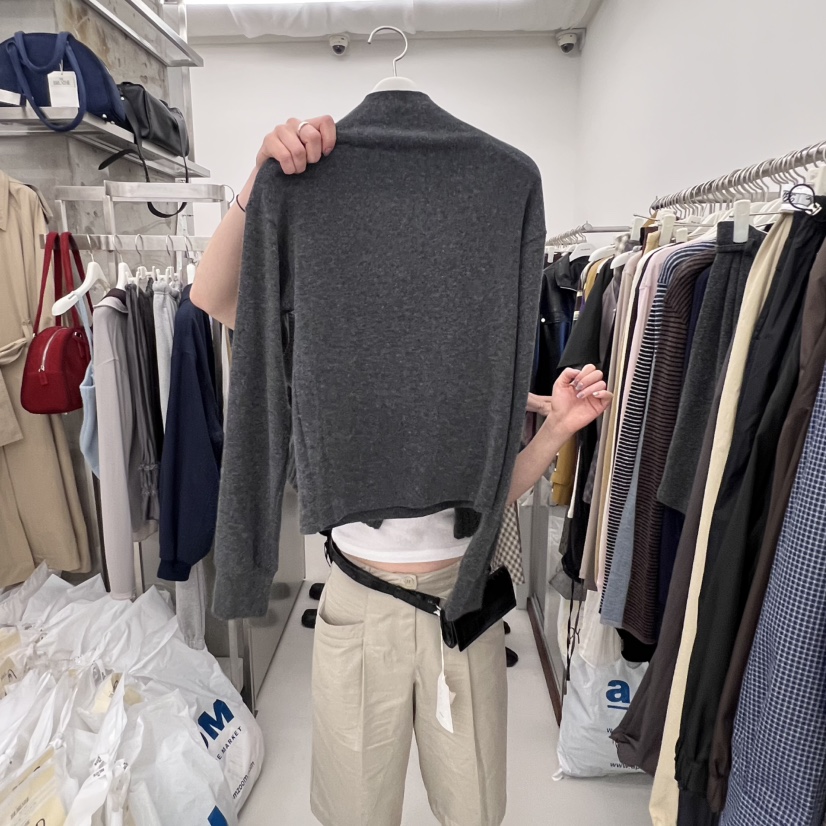 BREATHE東大門㊣直郵女士新品25秋冬熱賣人氣長袖T恤安哥拉BREATHE長袖T恤