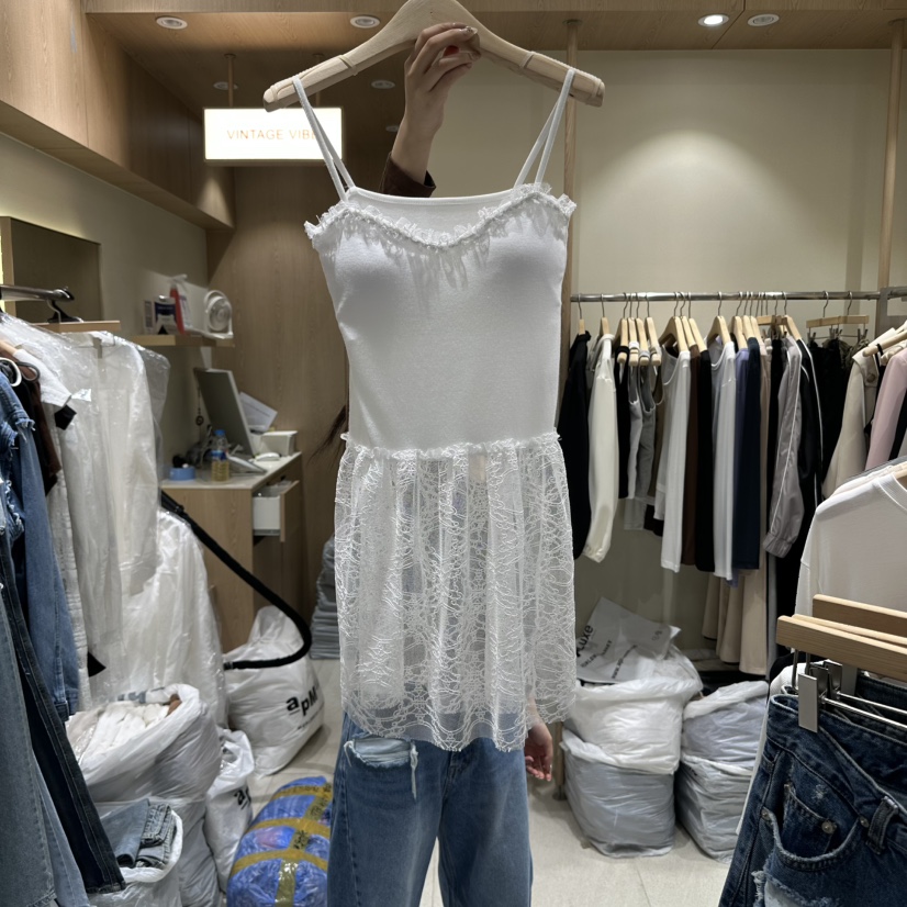 VINTAGE VIBE東大門㊣代購女士新品真品熱賣休閑職業吊帶背心VINTAGE VIBE吊帶/背心圖色1