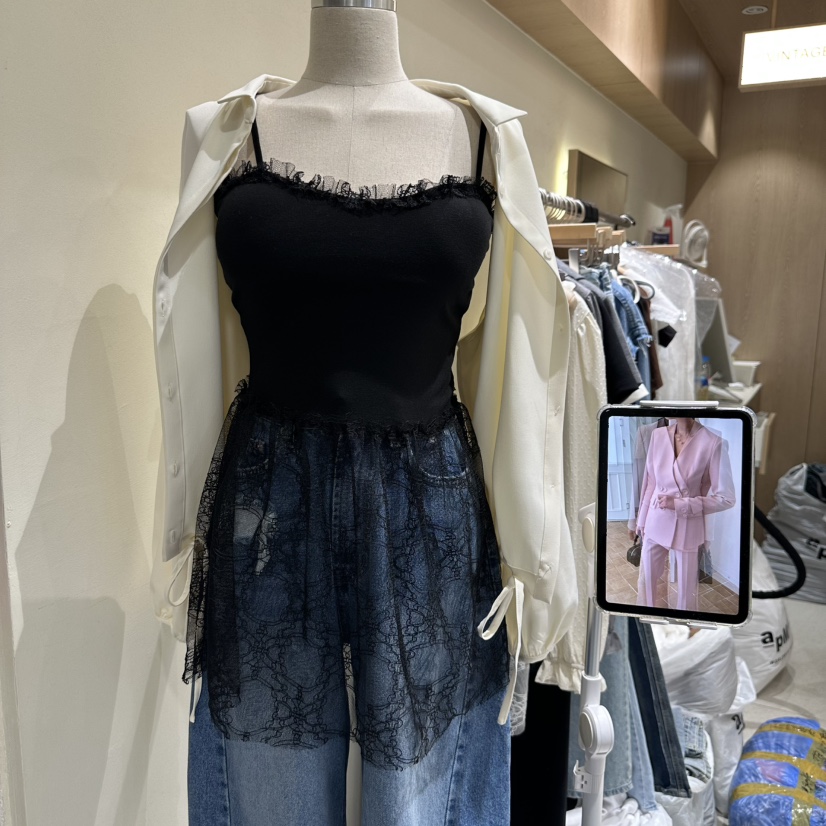 VINTAGE VIBE東大門㊣代購女士新品真品熱賣休閑職業吊帶背心VINTAGE VIBE吊帶/背心圖色2