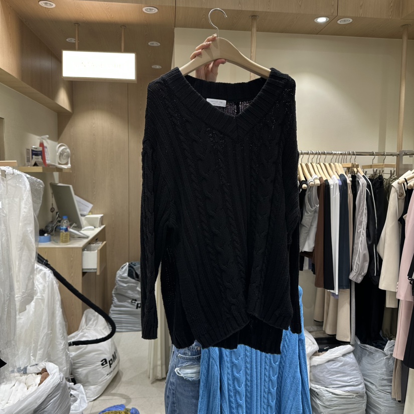 VINTAGE VIBE韓國直郵㊣女裝新品熱賣時尚真品休閑推薦針織衫VINTAGE VIBE針織衫圖色4