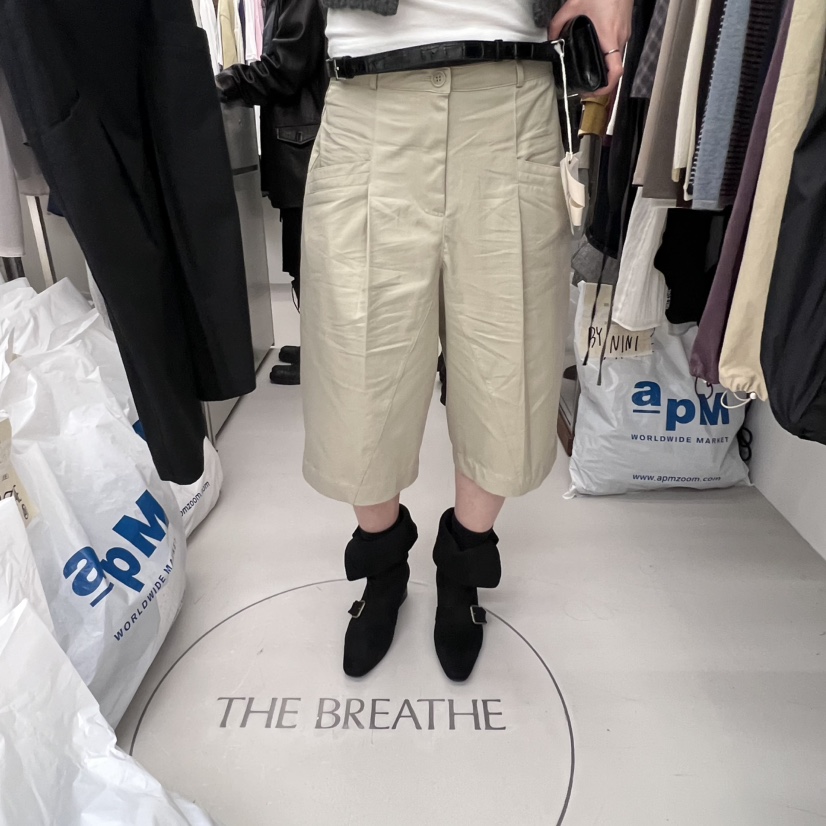 BREATHE韓國代購㊣女士新品真品休閑時尚25秋冬推薦職業短褲BREATHE短褲圖色2