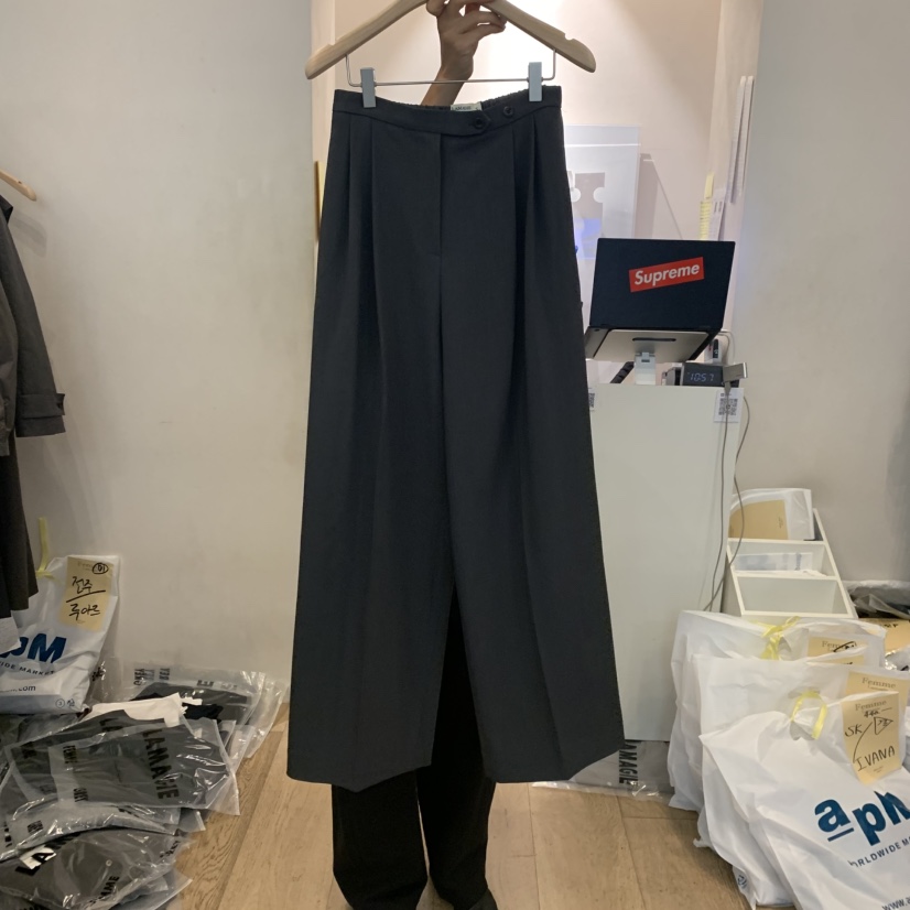 LA MAGIE FEMME韓國直郵㊣女裝新品職業25秋冬時尚休閑褲Lamagie Femme休閑褲圖色2