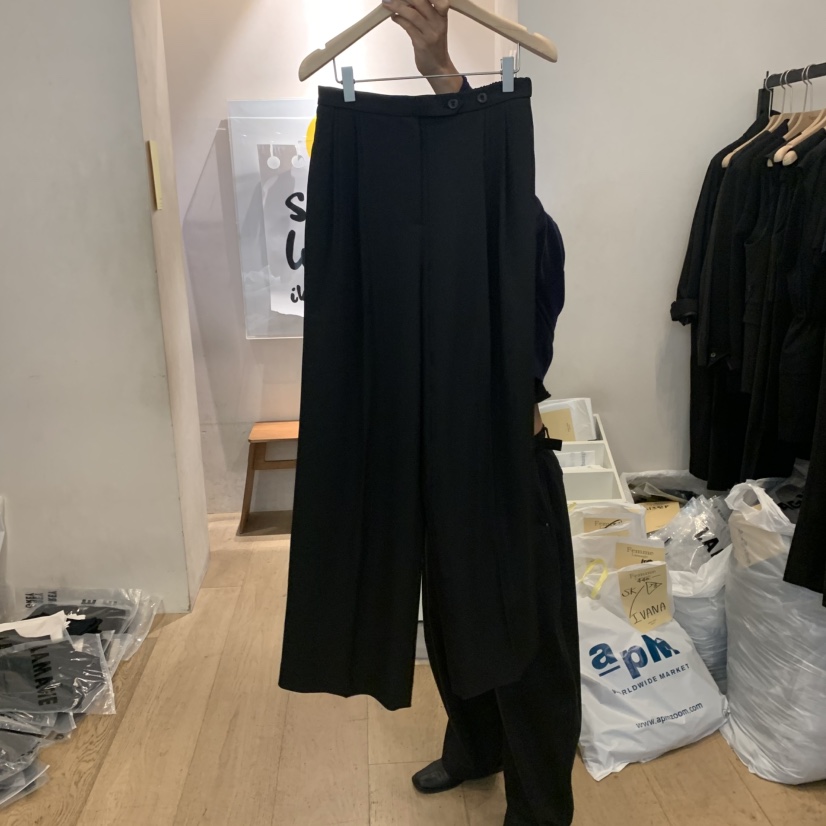 LA MAGIE FEMME韓國直郵㊣女裝新品職業25秋冬時尚休閑褲Lamagie Femme休閑褲圖色3