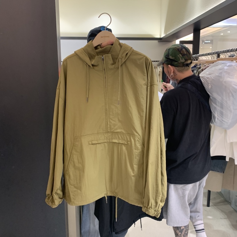 SELF SERVICE東大門㊣實拍女裝新款職業時尚25秋冬夾克連帽SELF SERVICE夾克圖色1