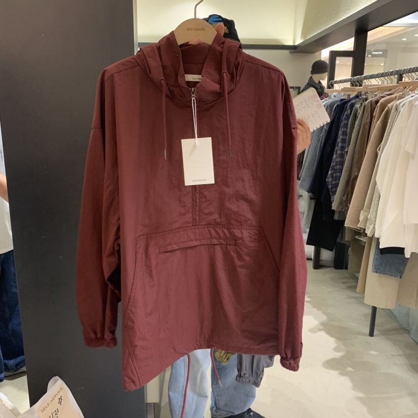 SELF SERVICE東大門㊣實拍女裝新款職業時尚25秋冬夾克連帽SELF SERVICE夾克圖色4