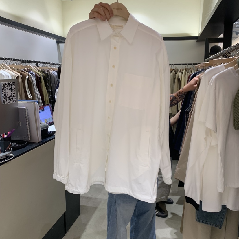 SELF SERVICE韓國直郵㊣女士新品25秋冬真品推薦襯衫蕾絲衫SELF SERVICE襯衫/蕾絲衫