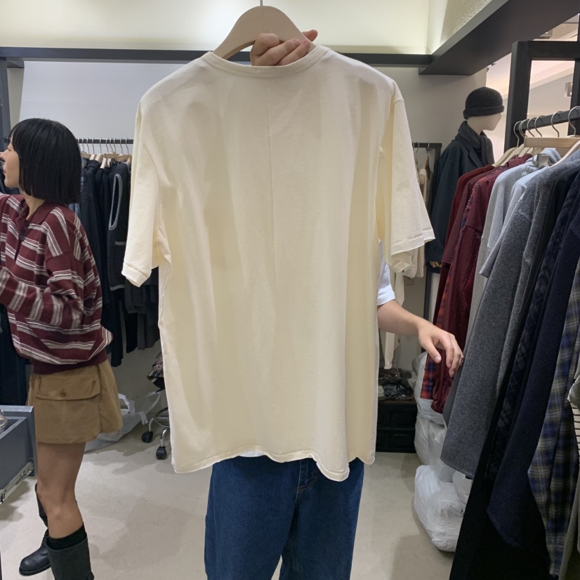 SELF SERVICE韓國直郵㊣女裝新品推薦熱賣時尚休閑T恤口袋SELF SERVICET恤