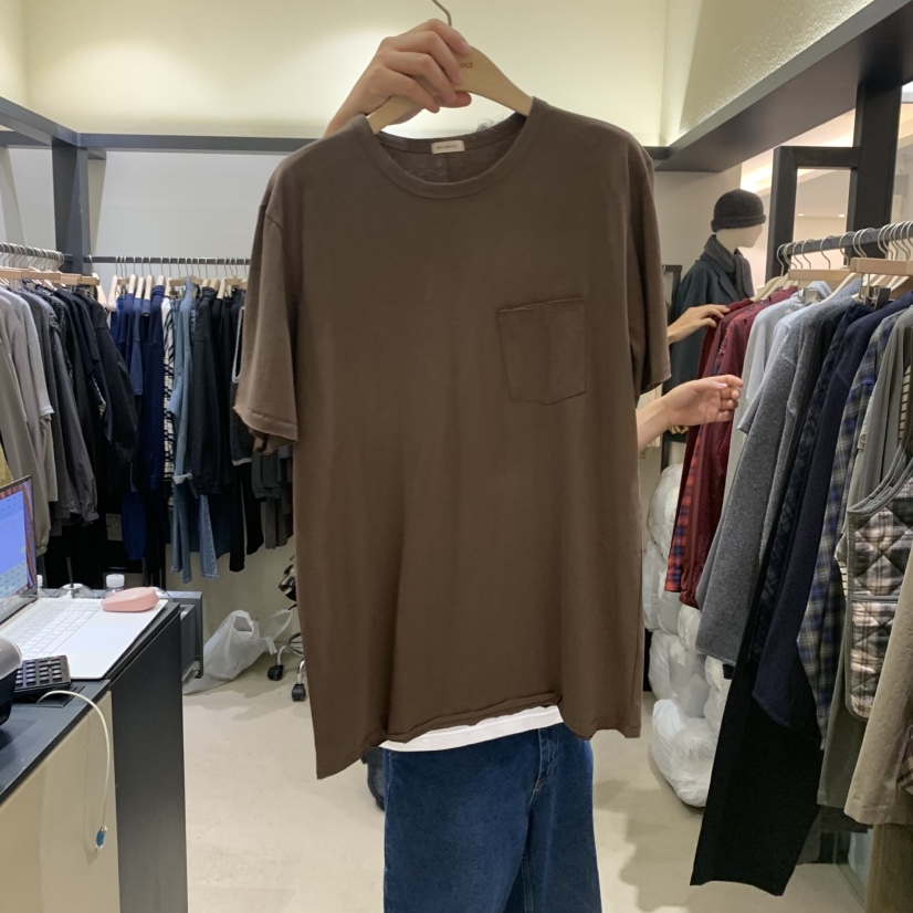SELF SERVICE韓國直郵㊣女裝新品推薦熱賣時尚休閑T恤口袋SELF SERVICET恤圖色3