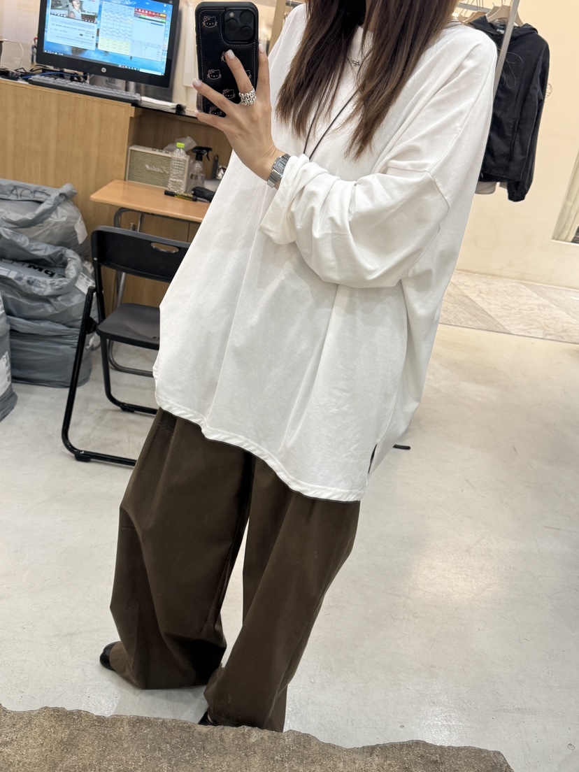 THE EYL韓國直郵㊣女裝新款職業人氣真品休閑推薦25秋冬長袖T恤THE EYL長袖T恤