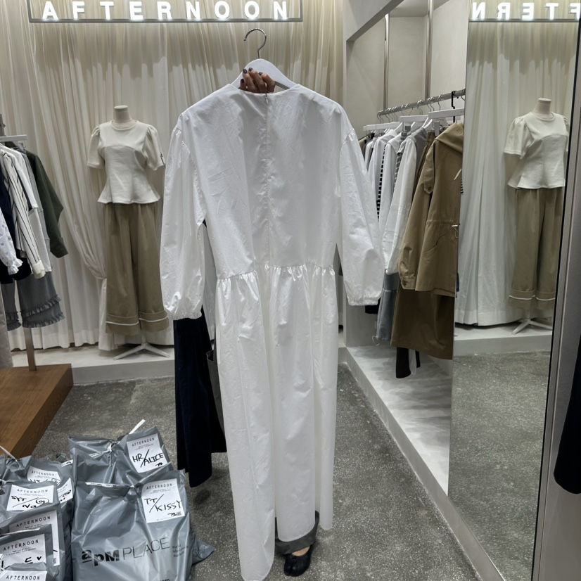 AFTERNOON東大門㊣直郵女士新款25秋冬人氣熱賣時尚推薦連衣裙AFTERNOON連衣裙