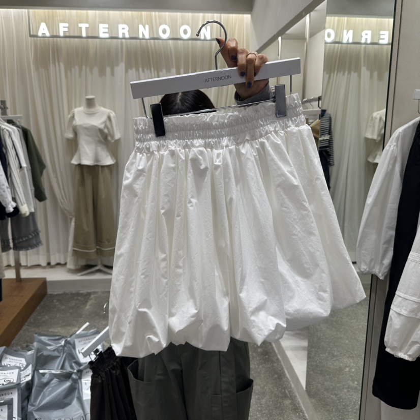 AFTERNOON東大門㊣實拍女士新品人氣熱賣休閑真品時尚推薦短裙AFTERNOON短裙圖色1