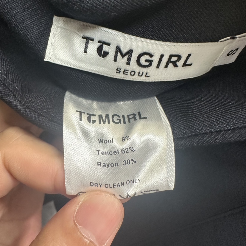 TOMGIRL韓國代購㊣女士新品熱賣推薦時尚真品人氣短裙含腰帶TOMGIRL短裙
