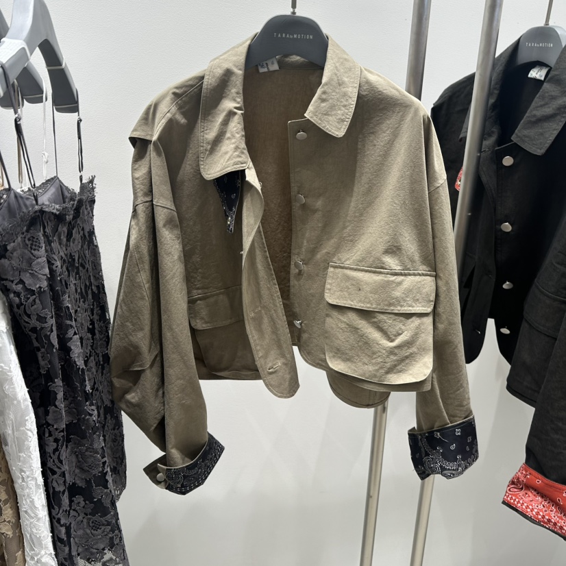 TARABY MOTION韓國代購㊣女士新品真品時尚職業25秋冬夾克TARABY MOTION夾克圖色1