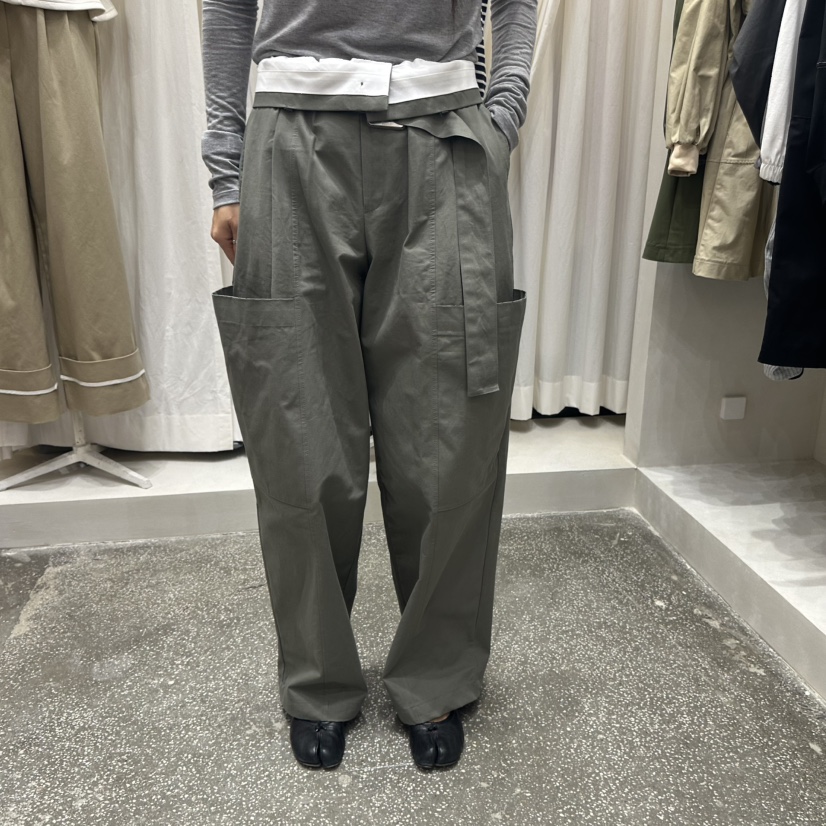 AFTERNOON東大門㊣實拍女士新品真品推薦25秋冬休閑褲含腰帶AFTERNOON休閑褲圖色2
