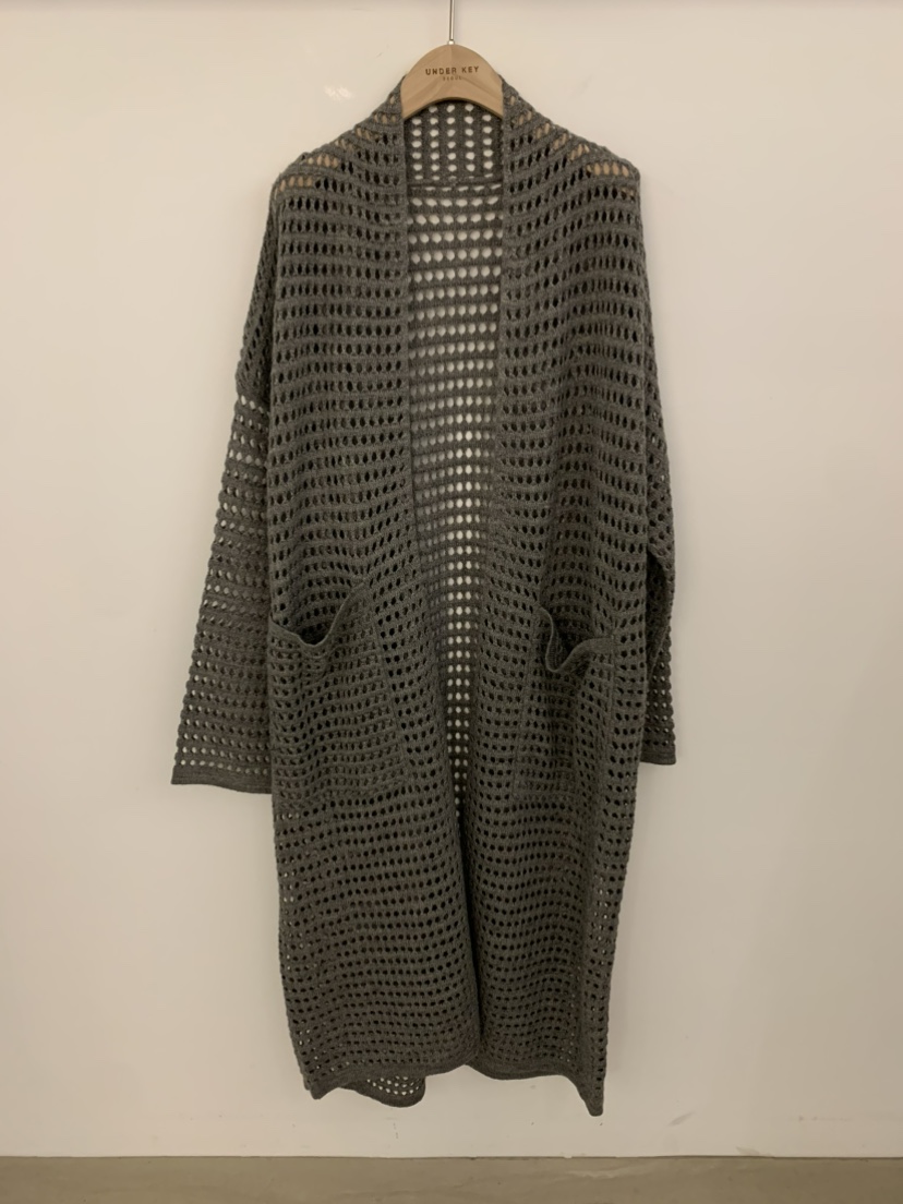 UNDER KEY東大門㊣實拍女裝新品25秋冬熱賣職業時尚長款風衣UNDER KEY長款風衣圖色2