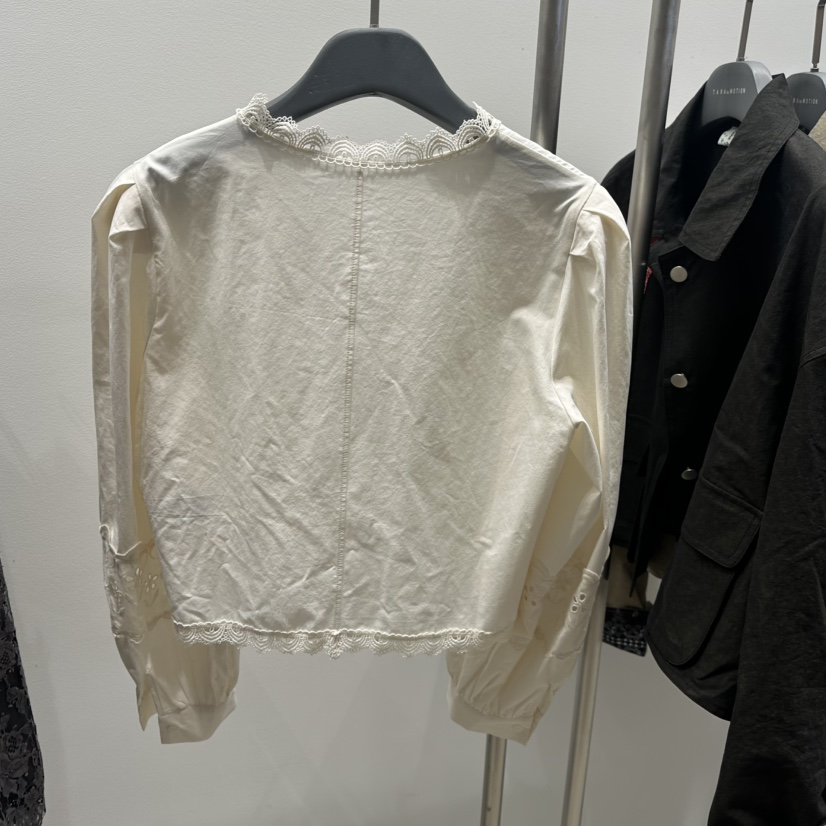 TARABY MOTION韓國代購㊣女士新品職業時尚人氣襯衫蕾絲衫TARABY MOTION襯衫/蕾絲衫