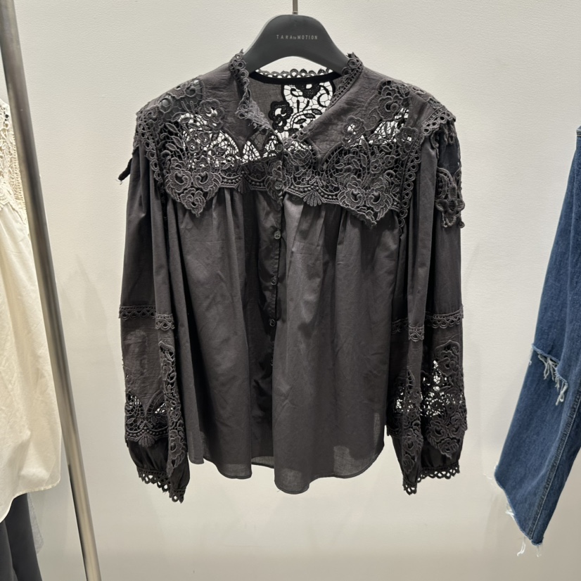 TARABY MOTION韓國代購㊣女裝新品人氣推薦熱賣襯衫蕾絲衫TARABY MOTION襯衫/蕾絲衫圖色2
