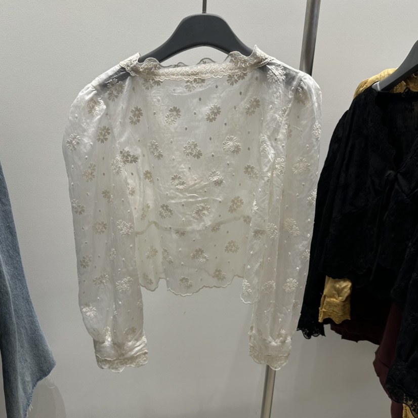 TARABY MOTION韓國代購㊣女裝新品休閑人氣時尚襯衫蕾絲衫TARABY MOTION襯衫/蕾絲衫