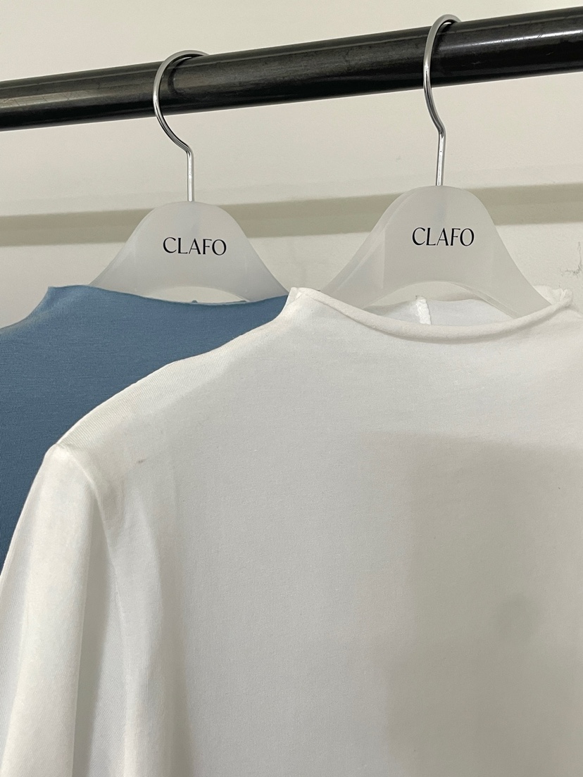 CLAFO韓國直郵㊣女裝新品休閑職業真品人氣時尚推薦T恤天絲CLAFOT恤