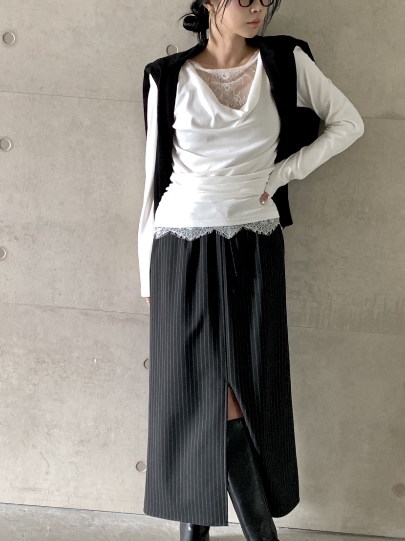 DAVICHI東大門㊣直郵女士新品推薦休閑25秋冬熱賣真品長袖T恤DAVICHI長袖T恤