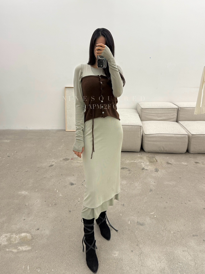 NINESQUARED韓國直郵㊣女裝新款熱賣推薦人氣休閑真品連衣裙NINESQUARED連衣裙