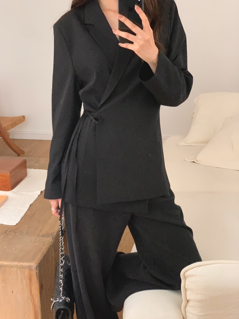 ALATE韓國直郵㊣女裝新款熱賣時尚25秋冬推薦人氣職業休閑夾克LEGACY夾克