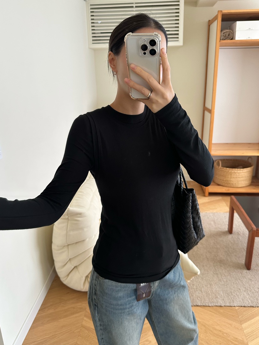 LE VASE東大門㊣代購女士新款真品職業時尚推薦休閑長袖T恤LE VASE長袖T恤