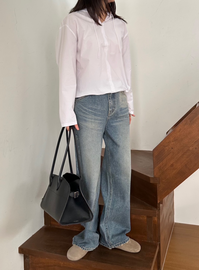 LE VASE東大門㊣代購女裝新款真品職業時尚熱賣推薦牛仔褲LE VASE牛仔褲