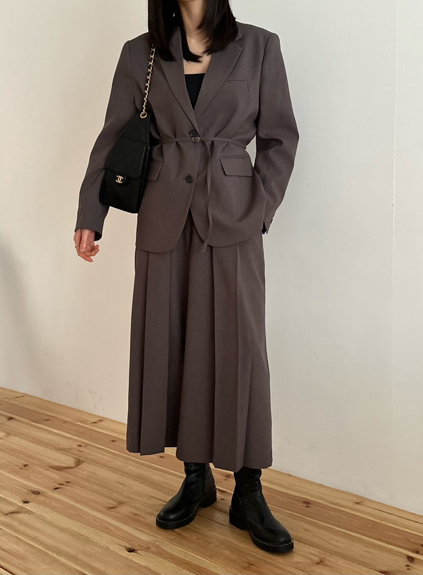 LE VASE韓國代購㊣女士新款職業休閑熱賣時尚25秋冬休閑褲LE VASE休閑褲圖色1