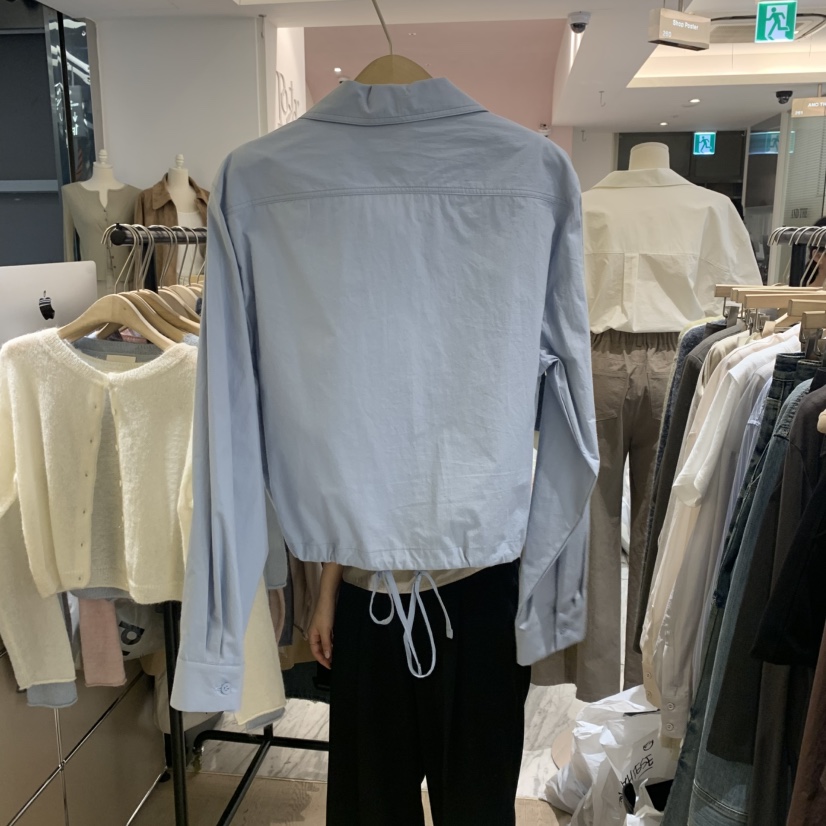 W AND J韓國代購㊣女士新品休閑職業推薦時尚人氣襯衫蕾絲衫W AND J襯衫/蕾絲衫