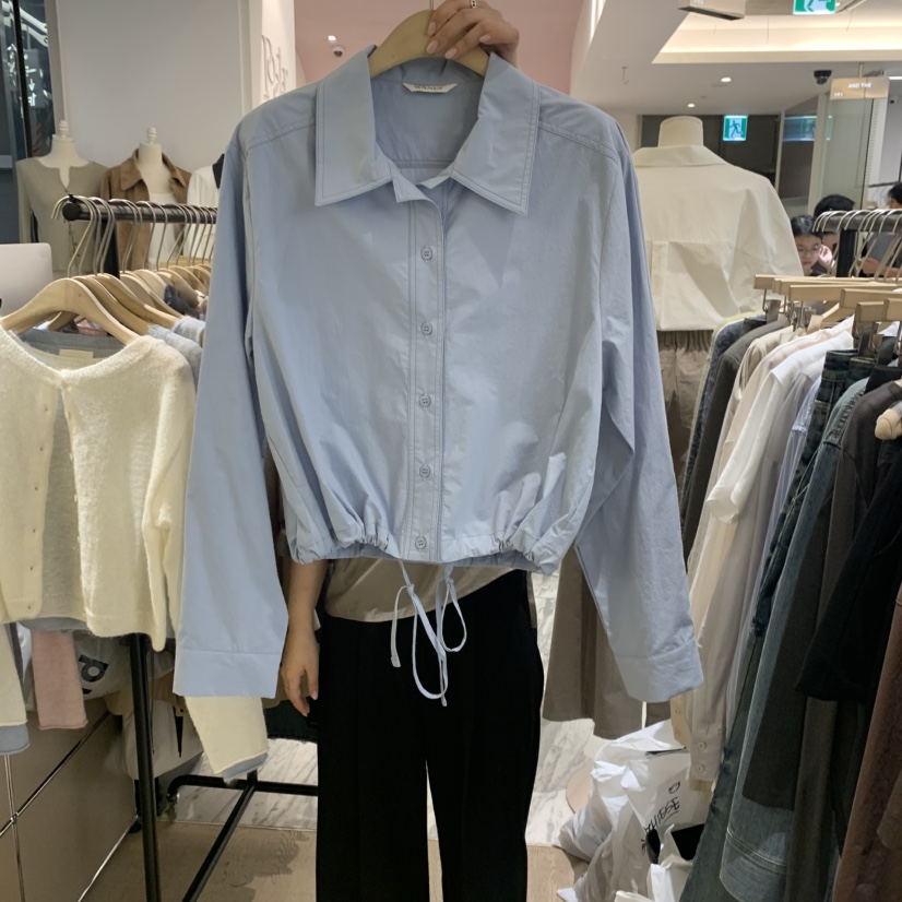 W AND J韓國代購㊣女士新品休閑職業推薦時尚人氣襯衫蕾絲衫W AND J襯衫/蕾絲衫圖色1
