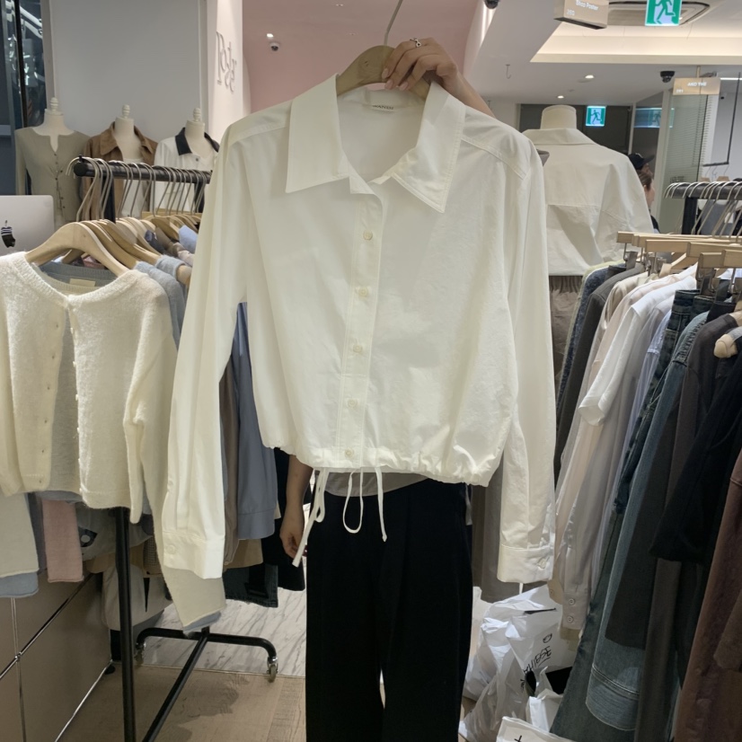 W AND J韓國代購㊣女士新品休閑職業推薦時尚人氣襯衫蕾絲衫W AND J襯衫/蕾絲衫圖色2