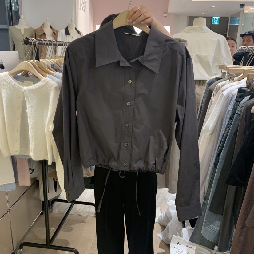 W AND J韓國代購㊣女士新品休閑職業推薦時尚人氣襯衫蕾絲衫W AND J襯衫/蕾絲衫圖色3