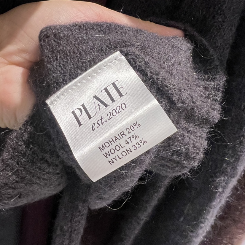 PLATE韓國代購㊣女裝新品25秋冬休閑職業人氣套裝馬海毛套裝PLATE套裝