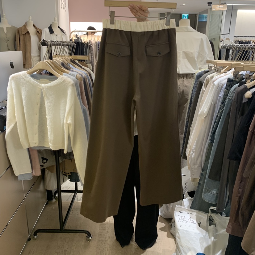 W AND J韓國代購㊣女裝新品推薦熱賣職業人氣休閑25秋冬休閑褲W AND J休閑褲