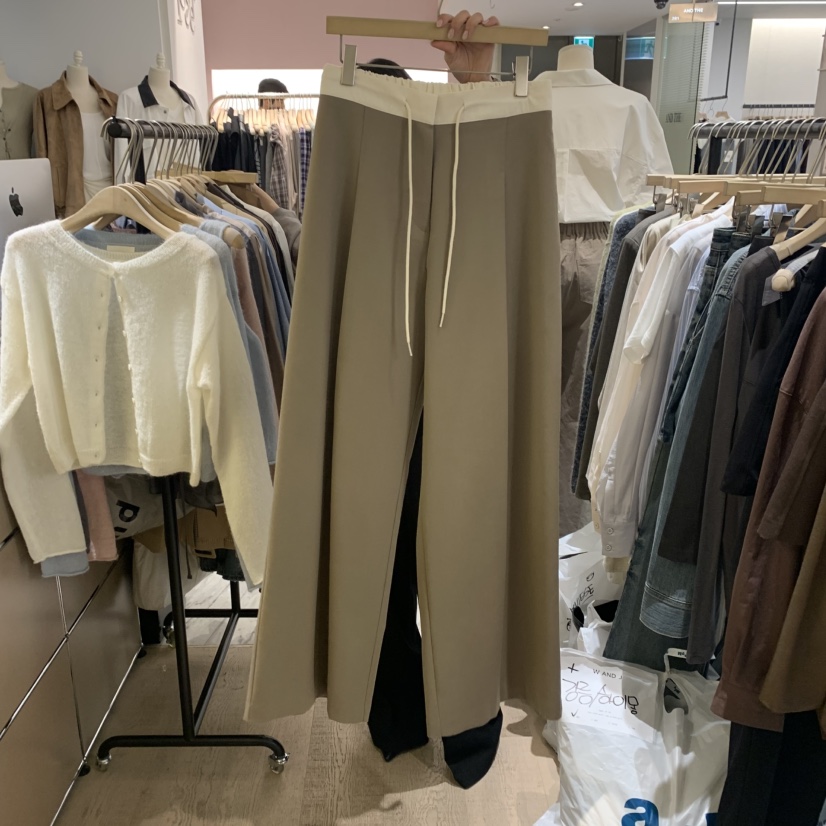 W AND J韓國代購㊣女裝新品推薦熱賣職業人氣休閑25秋冬休閑褲W AND J休閑褲圖色2