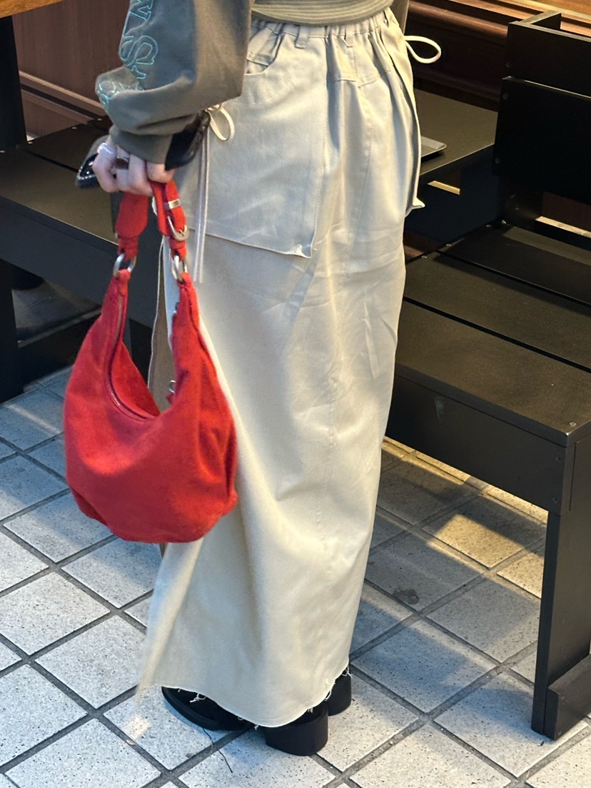 ZEROZERO韓國直郵㊣女士新款職業熱賣時尚人氣長裙工裝開衩ZEROZERO長裙