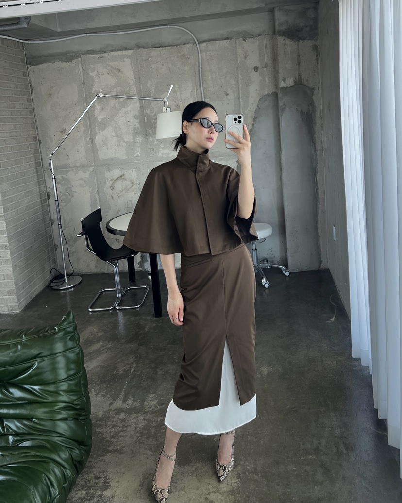 VERNI韓國代購㊣女士新款時尚人氣推薦職業熱賣休閑真品長裙VERNI長裙