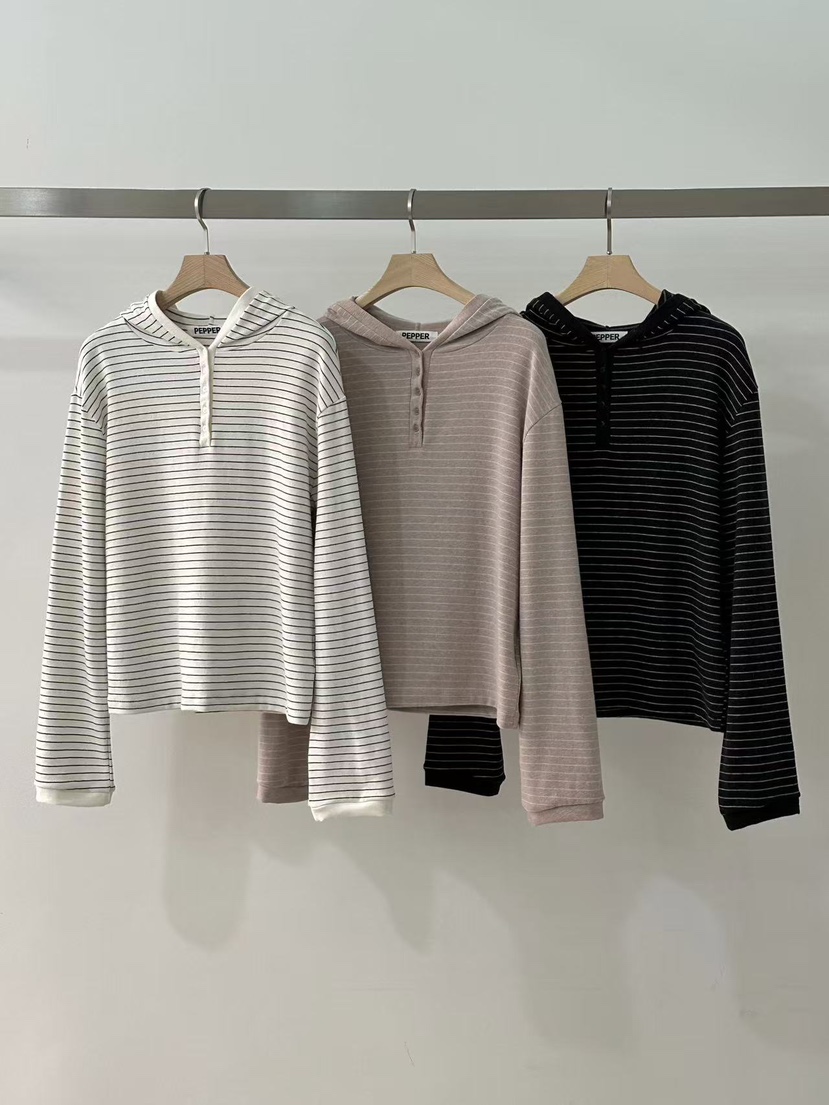 PEPPER-L東大門㊣直郵女士新品25秋冬熱賣休閑長袖T恤安哥拉PEPPER長袖T恤